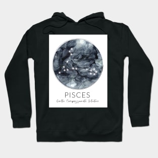 Pisces Zodiac Moon Constellation Hoodie